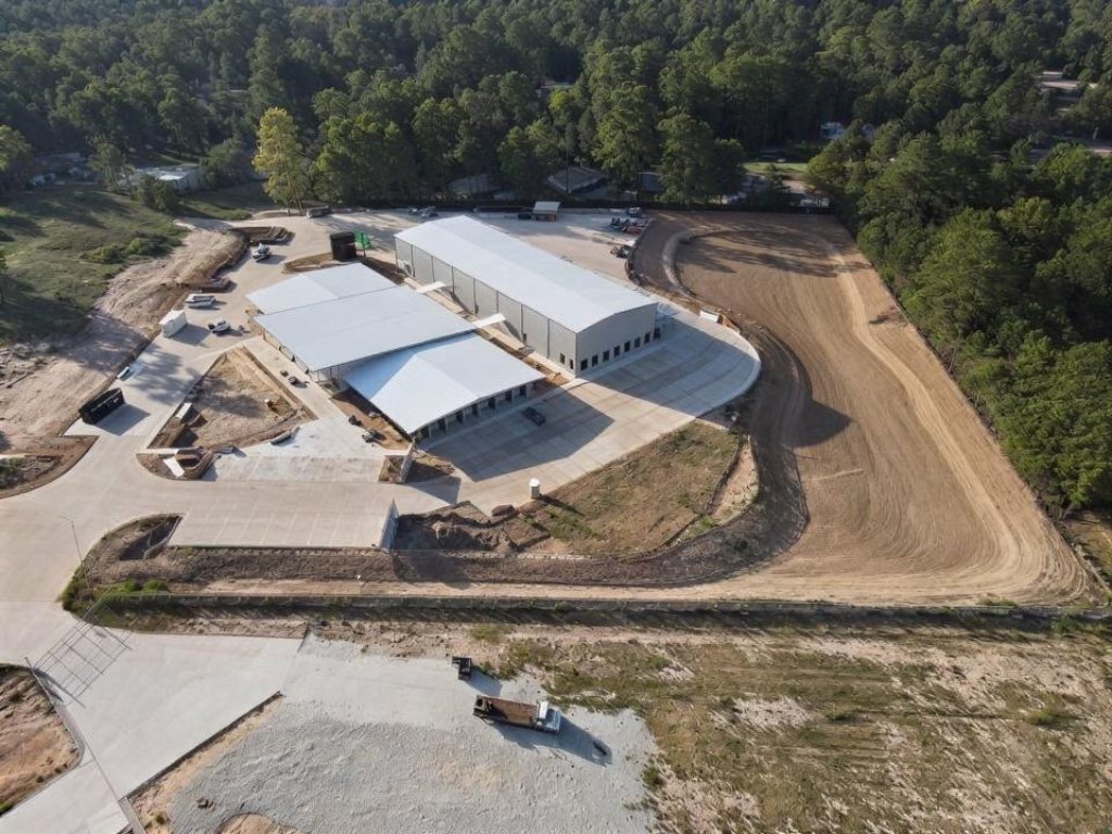 Site work and pad prep in progress
